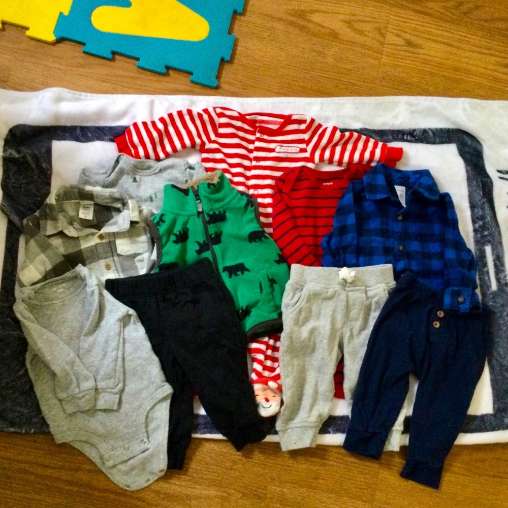 Boys Winter 6 month Bundle Carter’s 11pc